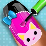 Kitty Nail Salon - Nail Art Design & Coloring Game icon