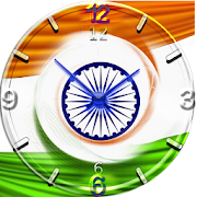 India Flag Clock
