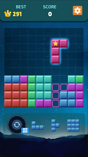 Android application Sky Block Puzzle screenshort