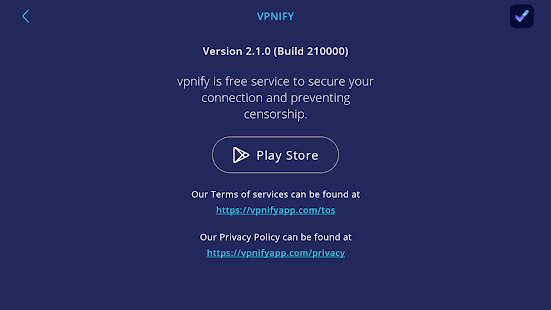 vpnify - Unlimited VPN Proxy Capture d'écran