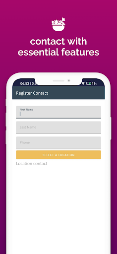 Geo Contacts Address Location Screen 3