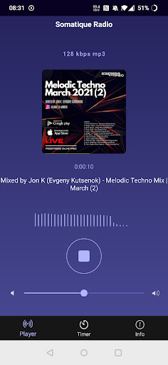 Android application Somatique Radio screenshort