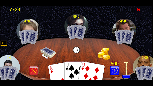 Android application Azi card game screenshort