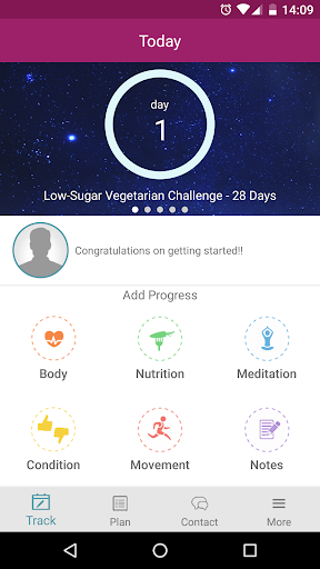 Android application Coach Connect screenshort