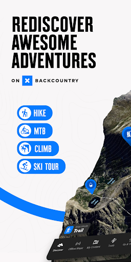 onX Backcountry Trail Maps GPS screenshot 1
