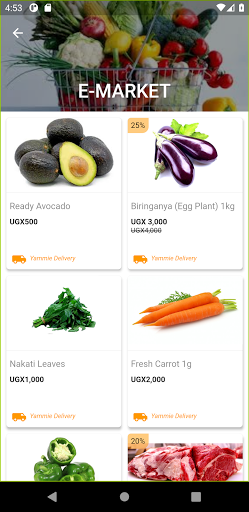 Yammie Shoppers Screen 3