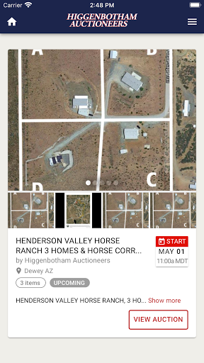 Higgenbotham Auctioneers Screen 3