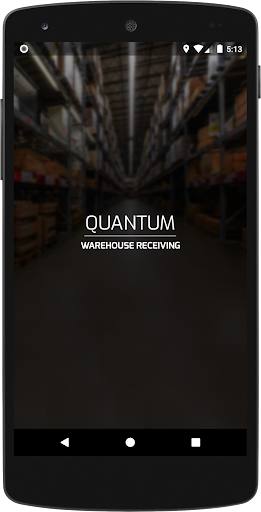 Android application Quantum Warehouse Receiving JC screenshort