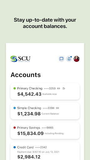 SCU Credit Union Screen 3