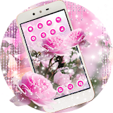 Pink Rose Blossom Glitter Theme icon