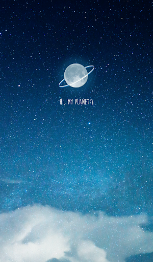 Android application 안녕 나의 우주 카톡 테마 screenshort