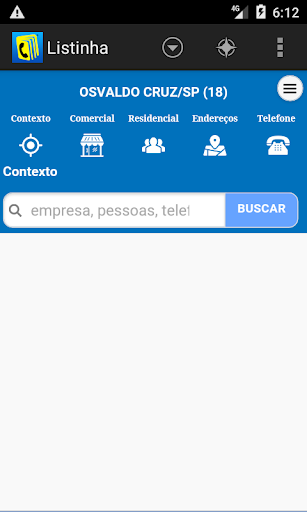 Android application Listinha screenshort