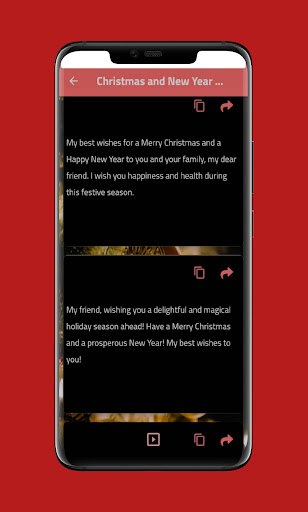 Christmas and New Year Wishes Screen 3