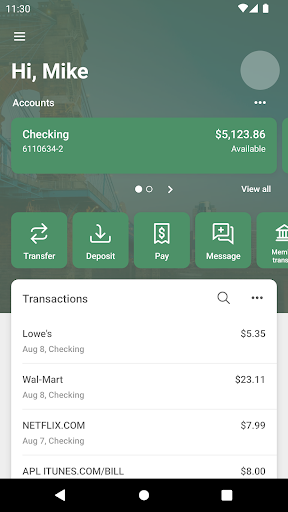 TruPartner Credit Union Screen 2