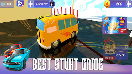 Android application Car Stunt Driving Simulator 3D screenshort