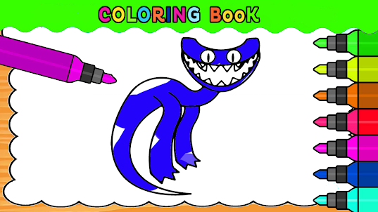 Coloring Rainbow Friends 3