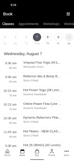 YogaVenue Oxford Screen 2