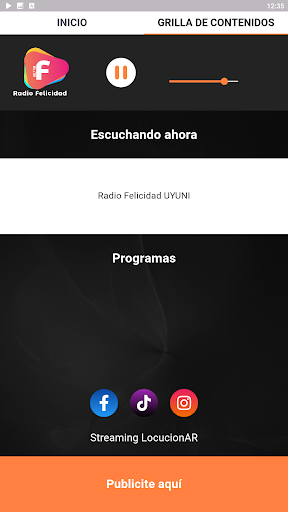 Radio Felicidad UYUNI 88.7 Screen 2