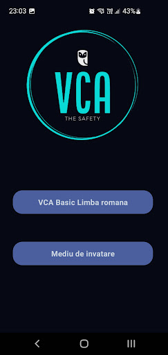 Android application VCA Limba Romana gratuit screenshort