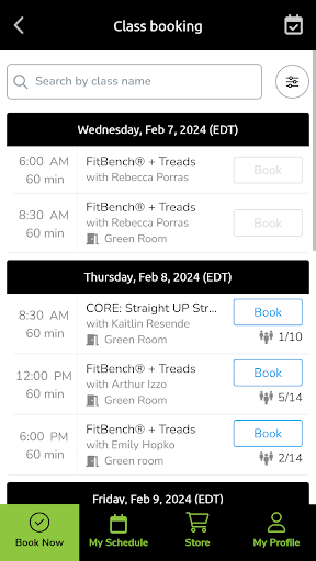 CORE Cycle.Fitness.Lagree Screen 2