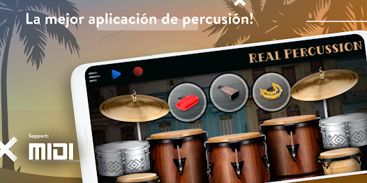 Captura 1 Real Percussion: kit de cumbia android