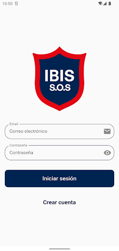 Android application Ibis SOS screenshort