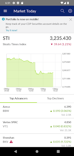 SGX Mobile Screen 2