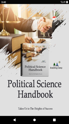 Android application Political Science Handbook screenshort
