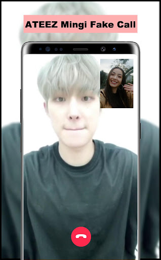 ATEEZ Mingi Fake Call Screen 2