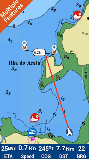 Android application Sao Sebastiao to Salvador GPS screenshort