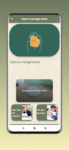 steps to manage stress