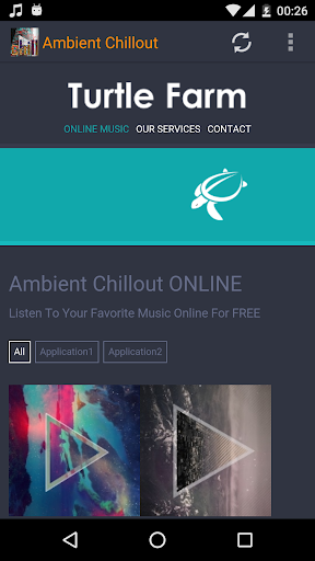 Android application Ambient Chillout Music ONLINE screenshort