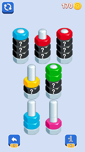 Nuts Puzzle: Sort By Color Screen 2