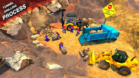 Uphill Tunnel JCB Construction  screenshots 1