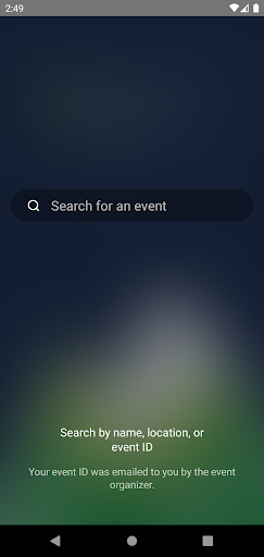 The Summit event app Screen 2
