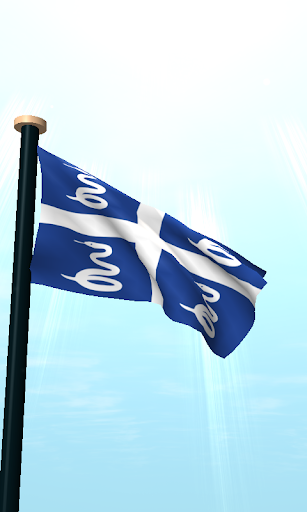 Martinique Flag 3D Free Screenshot 2 - AppWisp.com