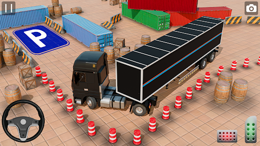 Android application Real Euro Truck Parking Games screenshort