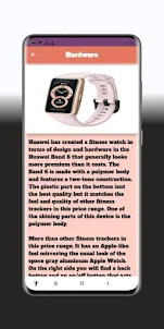 Huawei Band 6 Watch help