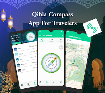 Qibla Finder & Prayer Time App
