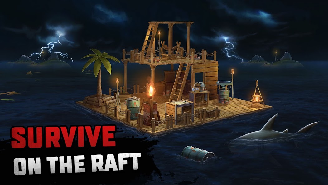 Raft® Survival - Ocean Nomad 1.216.1 APK + Mod (Unlimited money) untuk android