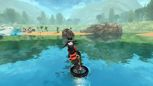 Bike Racing : Water Bike Games