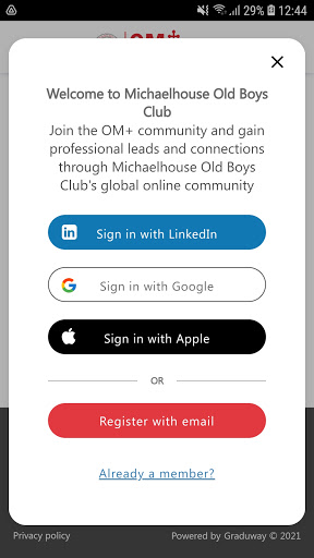 Android application OM Plus screenshort