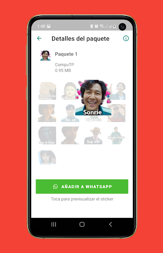 Stickers del Juego del Calamar Screen 3