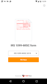 Form 1099 MISC for IRS: Income Tax Return eForm