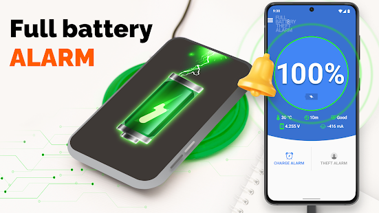Battery Life Monitor and Alarm Captura de pantalla