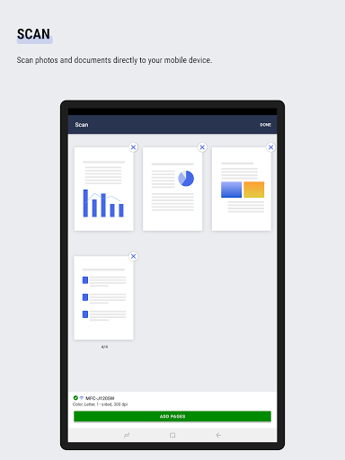 Screenshot of Brother Mobile Connect