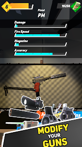 Screenshot 17 Bullet Path Shooter Offline android