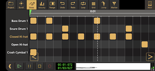 Screenshot of Audio Evolution Mobile TRIAL