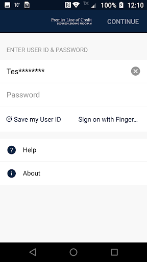Android application Premier LOC screenshort