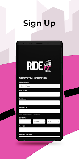 RideIt - Driver Screen 2